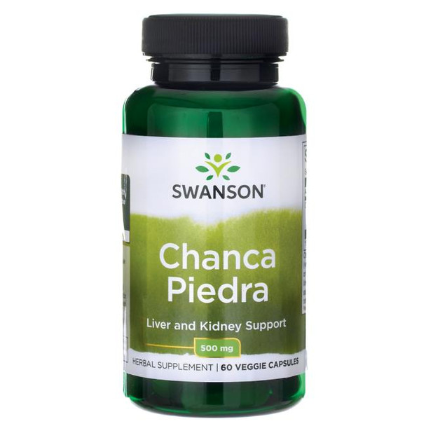 Swanson Chanca Piedra 500 mg 60 Veggie Capsules