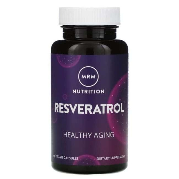 MRM Nutrition Resveratrol Supplement Facts Panel