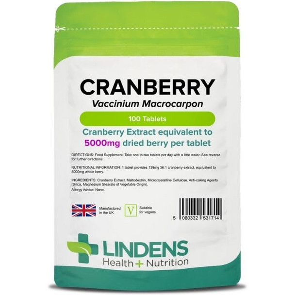 Cranberry Juice 5000mg 100 Tablets