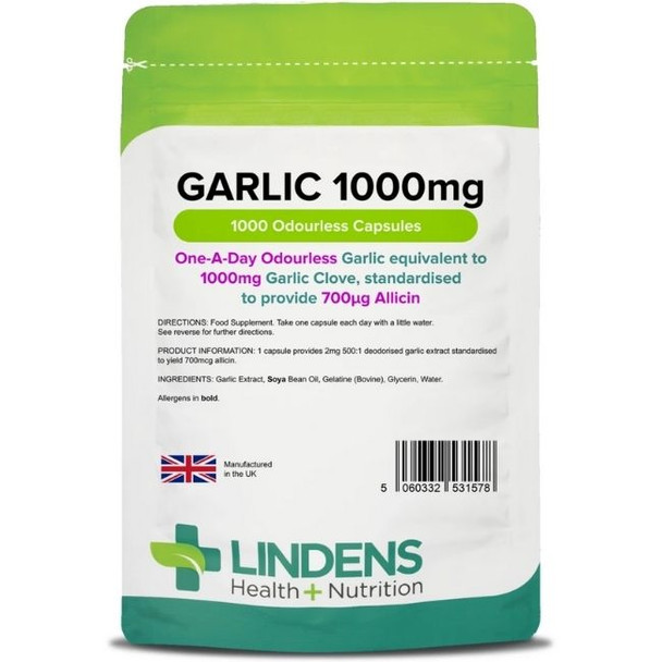 Garlic 1000mg 1000 Capsules