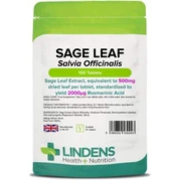 Sage Leaf 500mg 100 Tablets