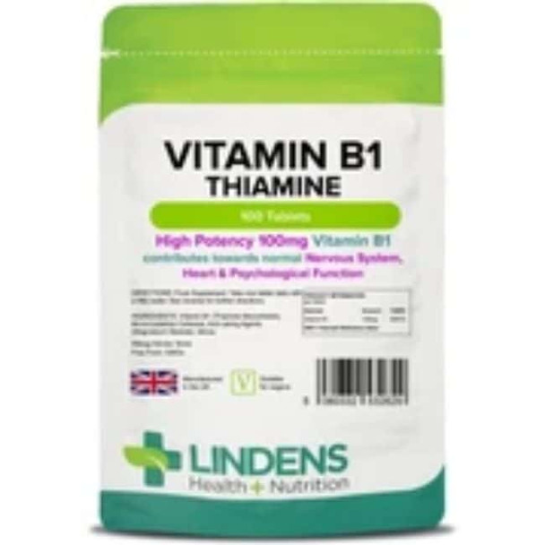 Vitamin B1 Thiamine 100mg 100 Tablets