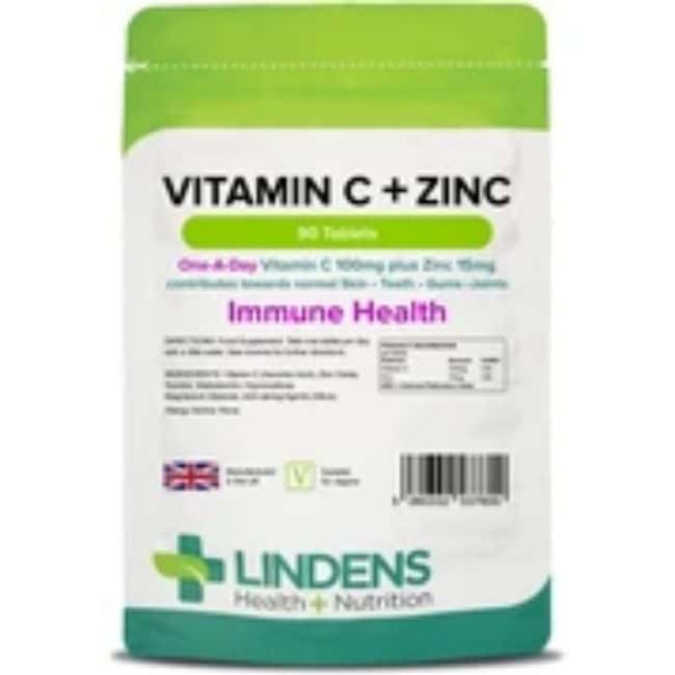 Vitamin C + Zinc Tablets 90 Pack