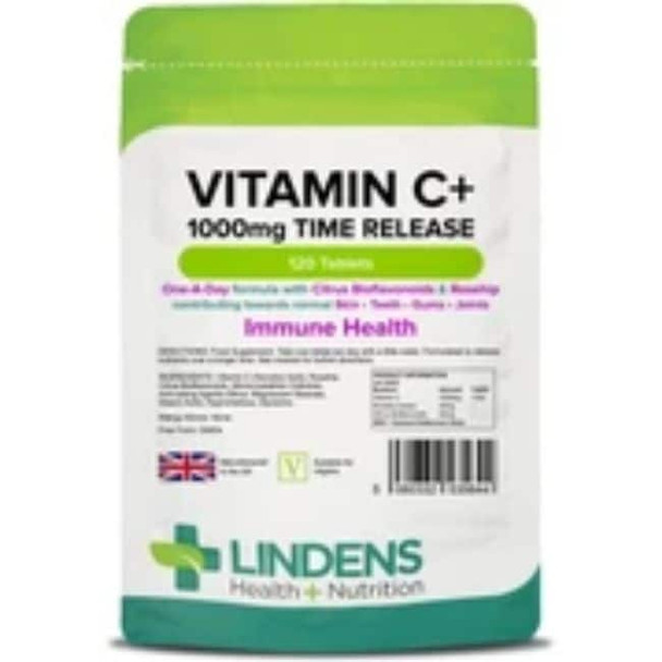 Vitamin C+ 1000mg 120 (Time Release) Tablets