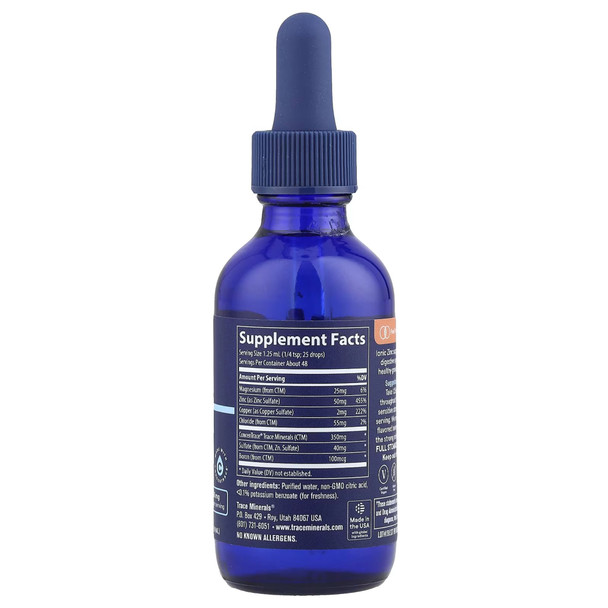 Trace Minerals Ionic Zinc 50 mg - 59 ml Additional Product Image 3