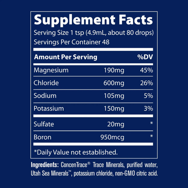 Trace Minerals 40,000 Volts! Electrolyte Concentrate - 237ml Additional Product Image 3