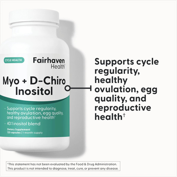 Myo + D-Chiro Inositol 120 Caps Additional Product Image 6