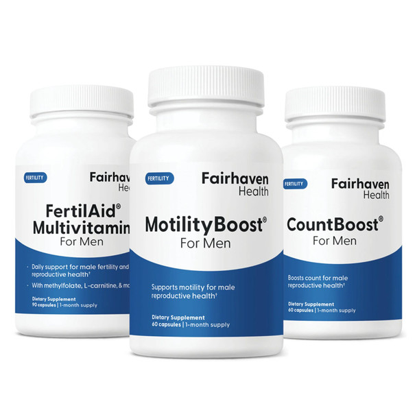 Fairhaven Health FertilAid for Men, MotilityBoost and CountBoost Combo Bundle Additional Product Image 9