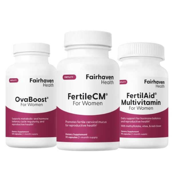 TTC Boost Bundle OvaBoost+FertileCM+FertilAid for Her Additional Product Image 10