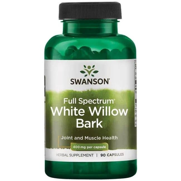 Swanson Full Spectrum White Willow Bark 400mg
