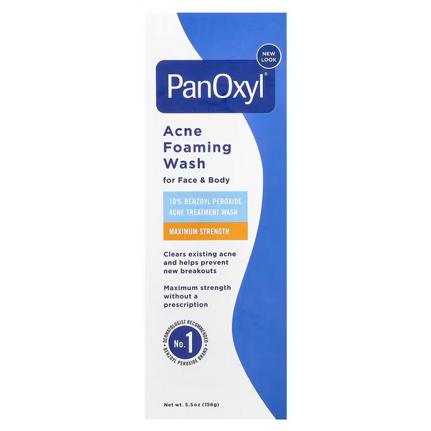 PanOxyl Acne Foaming Wash Benzoyl Peroxide 10% Maximum Strength Additional Product Image 3