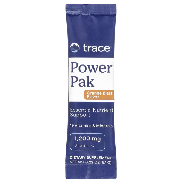 Trace Minerals Research, Electrolyte Stamina PowerPak, Orange Blast, 30 Packets,