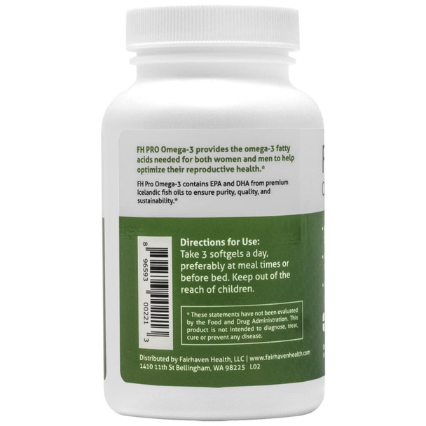 Fairhaven Health FH PRO Omega-3 90 Softgels Additional Product Image 6