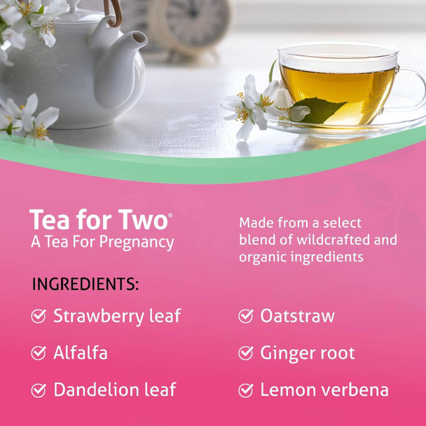 Fairhaven Health PeaPod Tea for Two Pregnancy Tea 113g Additional Product Image 4