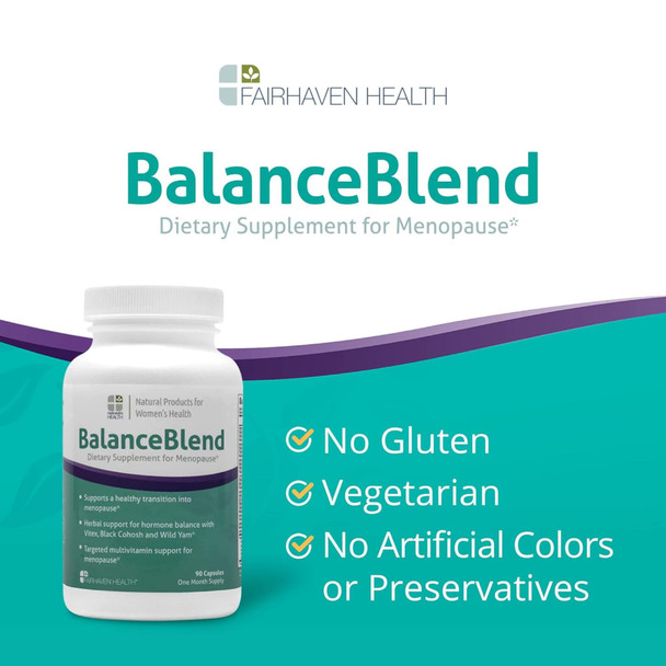 Fairhaven Health BalanceBlend for Menopause Relief 90 Caps Additional Product Image 2