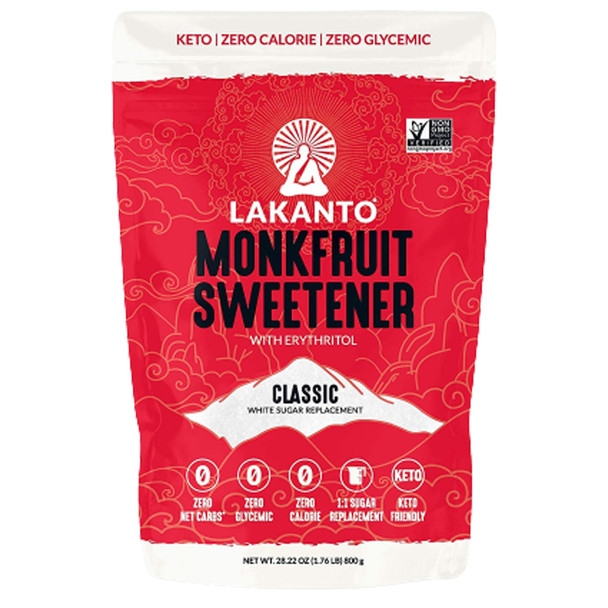 Lakanto Monkfruit Sweetener with Erythritol Classic 800g Additional Product Image 3
