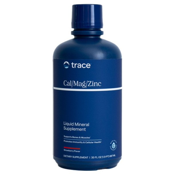 Trace Minerals, Liquid Cal/Mag/Zinc - Strawberry 887 ml Additional Product Image 7