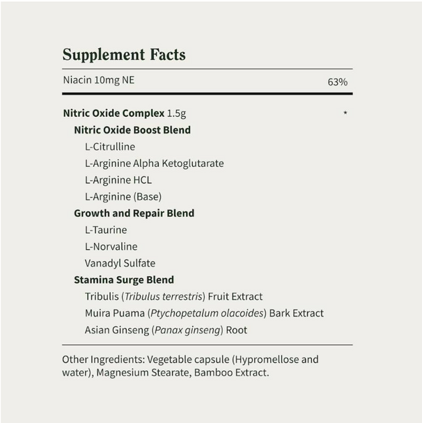Snap Supplements Nitric Oxide Booster 60 Caps 6