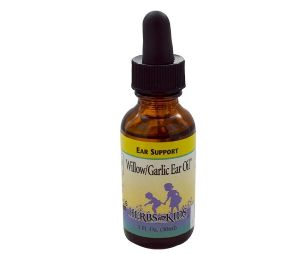 Herbs for Kids, Willow/Garlic Ear Oil, Alcohol-Free, 1 fl oz (30 ml) Main Product Image