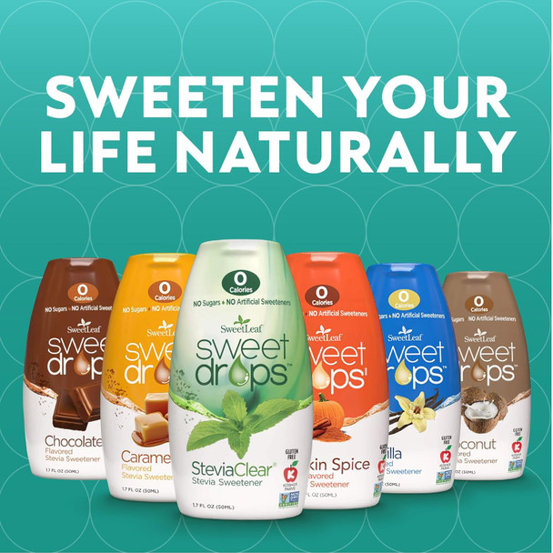 Sweetleaf Sweet Drops - Flavored Stevia Sweetener Caramel 1.7 fl.oz