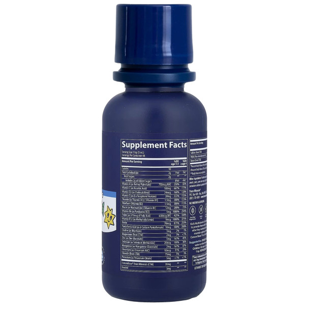 Trace Minerals Liquid Kid's Multi 237 ml Ingredients Panel