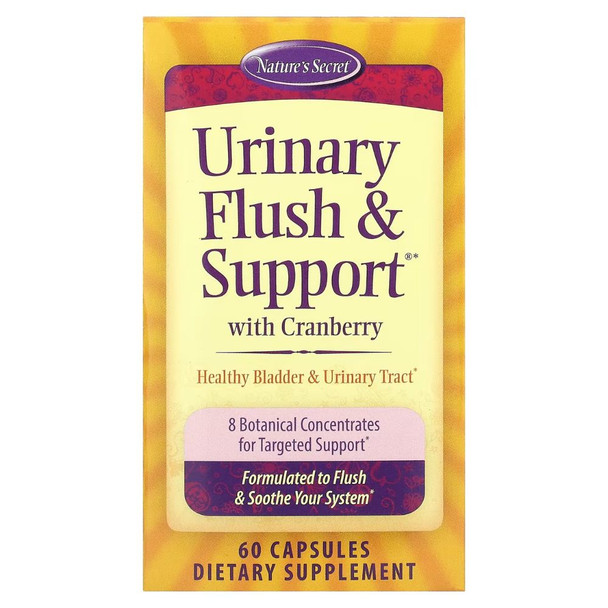 Nature's Secret Urinary Flush & Support with Cranberry 60  caps_2