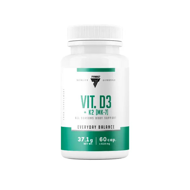 Trec Nutrition Vitamin D3+K2 (MK-7) 60cap