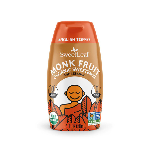 SweetLeaf English Toffee Liquid Monk Fruit 80 Servings Additional Product Image 2