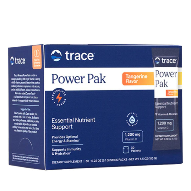 Trace Minerals Electrolyte Stamina Power Pak Non-GMO Tangerine Box of 30 Additional Product Image 9