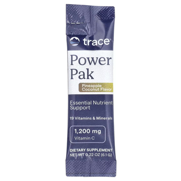 Trace Minerals Electrolyte Stamina Power Pak Non-GMO Pineapple Coconut Box of 30 Additional Product Image 2