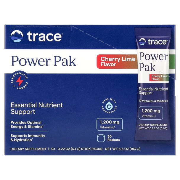 Trace Minerals Electrolyte Stamina Power Pak Cherry Lime Box of 30 Additional Product Image 6