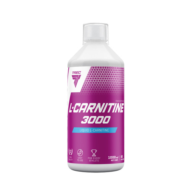 Trec Nutrition L-CARNITINE 3000 Liquid Supplement Facts Panel