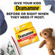 Dramamine Motion Sickness For Kids 8 Chewable Tablets Grape
