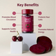 Snap Supplements Heart Beets Gummies (Sugar Free) - Cherry 60 Gummies