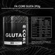 FA Core Gluta 292g — pack back / formula panel