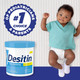 Desitin - number 1 choice of paediatricians and parents, with baby next to 16oz jar