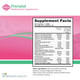 Fairhaven Health PeaPod Prenatal Multivitamins 60 Tablets Ingredients Panel