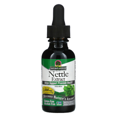 Nature’s Answer, Nettles Alcohol Free Extract, 1 oz 28 ML