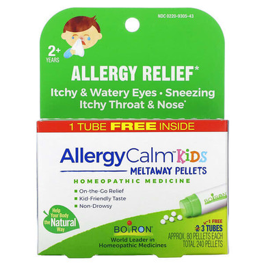 Boiron AllergyCalm KIDS 3 Tubes x 80 PELLETS