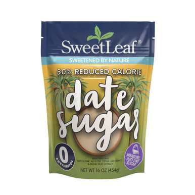 50% Reduced Calorie Date Sugar - 16oz bag
