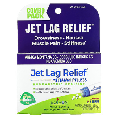 Jet Lag Relief 3 x 80 Pellets