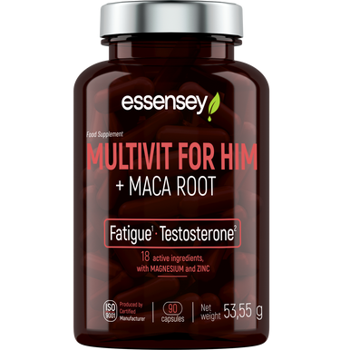 Multivit for HIM + Maca Root 90 Caps