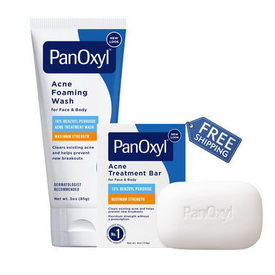 Acne Foaming Wash 10% with Acne Bar Bundle