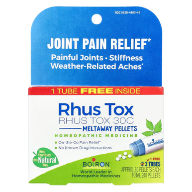 Rhus Tox - 30C for Natural Relief - 3 Tubes