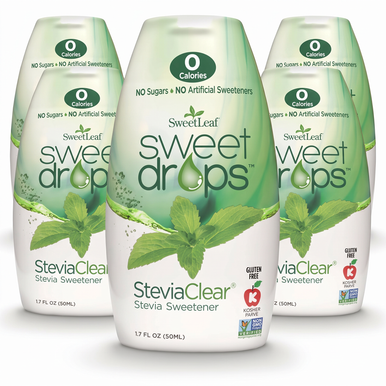 SteviaClear Sweet Drops - 6 Pack