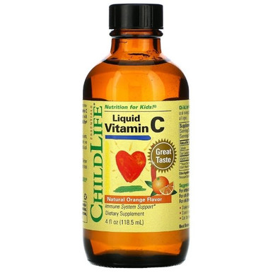 Essentials, Liquid Vitamin C, Natural Orange