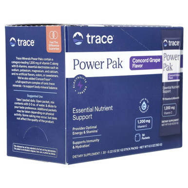 Electrolyte Stamina Power Pak - Concord Grape - 30 Stick Packs