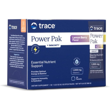 Electrolyte Stamina Power Pak + Immunity - Lemon Berry - 30 Stick Packs