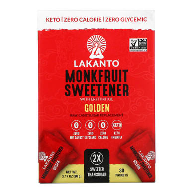 Monkfruit Sweetener with Erythritol Packets Classic 30 pckts