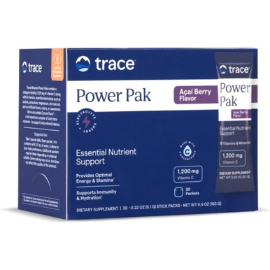 Power Pak Electrolyte Drink Mix – Acai Berry, 30 Stick Packets